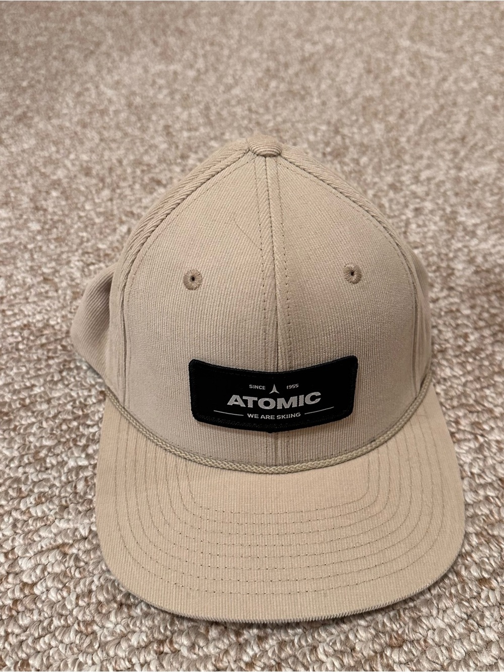 Atomic Beige Snapback Cap